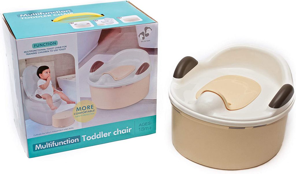 Pot Bébé 4en1 Keeeper Kasimir Bleu | Pot + Siège WC + Tabouret + Distributeur Lingettes