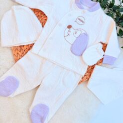 Pack Naissance 5 pcs : Coton Doux et Chaleur pour Bébé