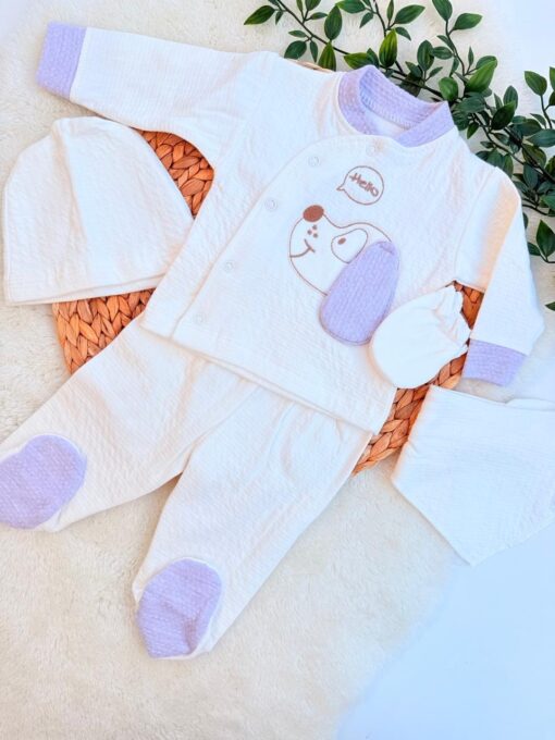 Pack Naissance 5 pcs : Coton Doux et Chaleur pour Bébé