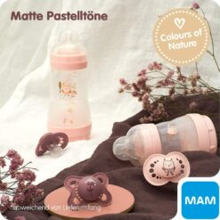 Biberon Easy Start anti-colique Mam 260ml + Tetine d'échange
