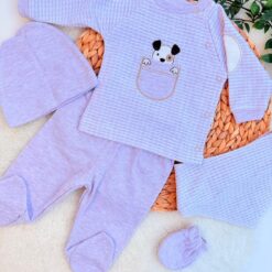 Pack Naissance 5 pcs : Coton Doux et Chaleur pour Bébé