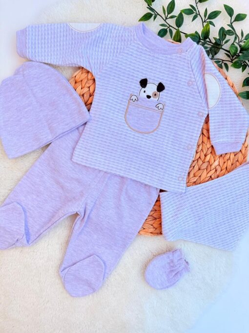 Pack Naissance 5 pcs : Coton Doux et Chaleur pour Bébé