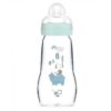 Biberon en verre Feel Good 260ml bleu - Mam