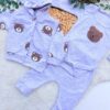 Ensemble Jogging Bébé 3 pcs Matières Naturelles - Petit Ours