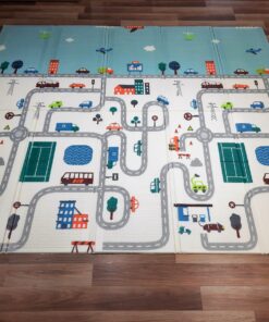 motif ville et foret