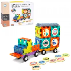 Jeu de Construction Magnétique 41 Pièces – Magic Magnetic Blocks 3404