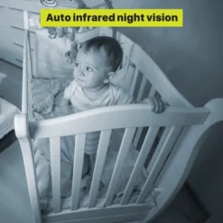 Babyphone Vidéo + Écran + vision nocturne + surveillance de la température + Rotation - SM650