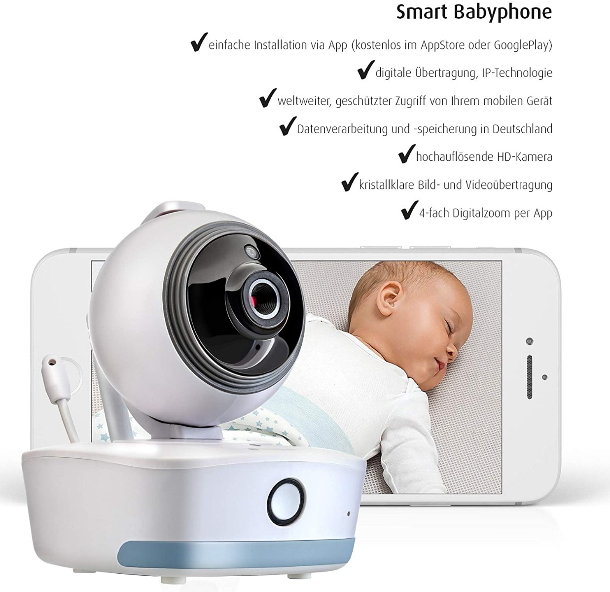 Babyphone avec caméra radio 2.4 GHz - Reer - Allobebe Maroc