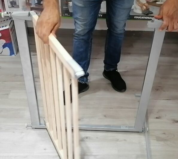 Barrière De Sécurité 72.5 à 88 cm holz/stahl - Osann-27046