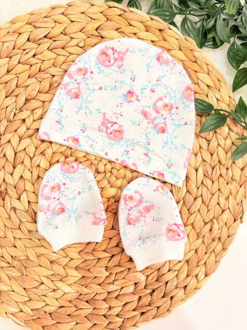 Ensemble douceur : Bonnet et Moufles pour Bébé