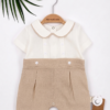 Barboteuse Bébé Garçon Élégante et Confortable – 100% Coton Premium