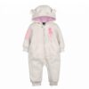 Combinaison Bébé en Coton Doux Ouverture Facile rose – Confort Maximum