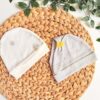 Lot de 2 Bonnets pour bébé à nœud hyper mignons