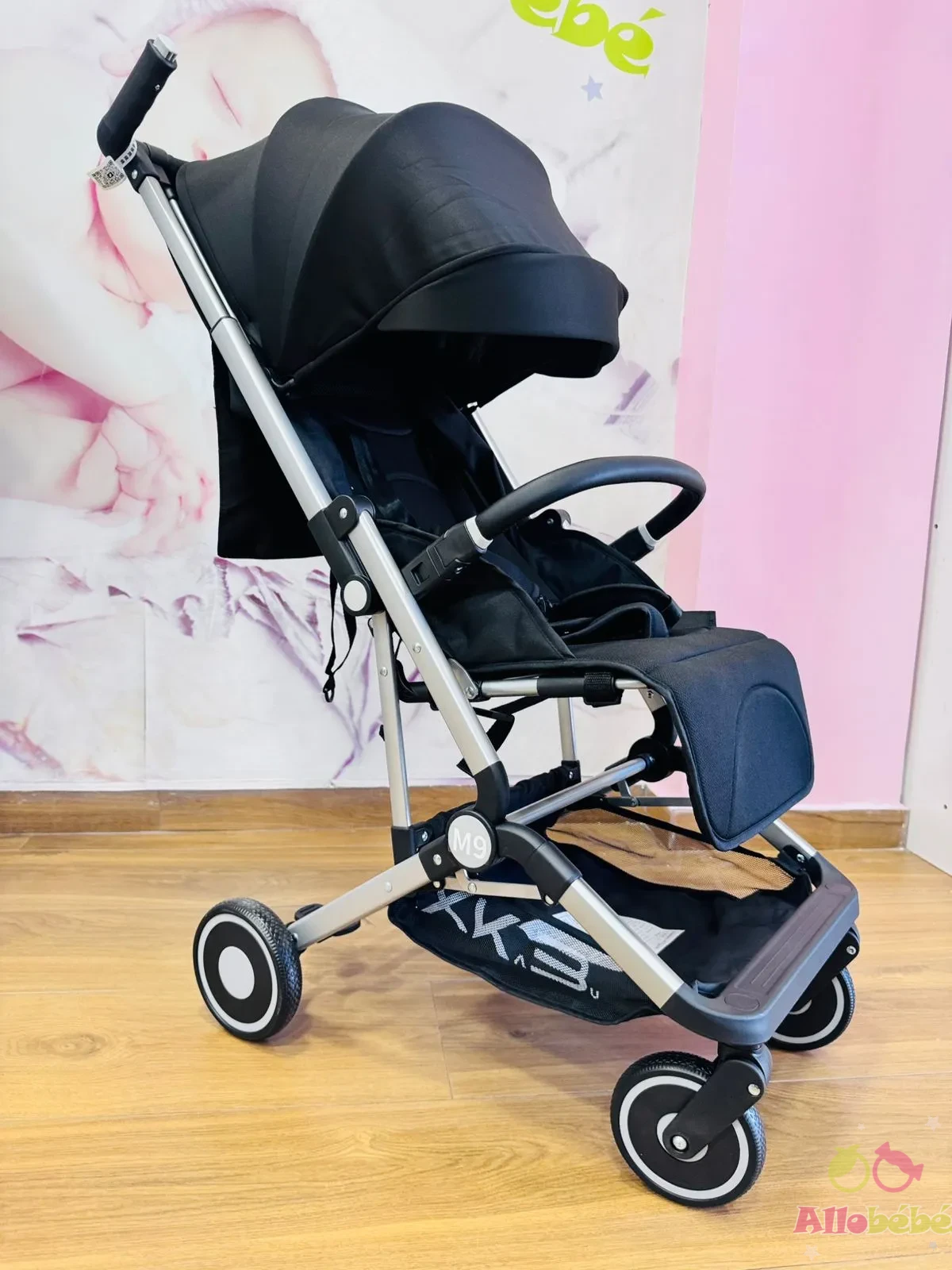 Poussette de Voyage Aluminium (avion) Ultra-Compacte - M9 – Image 14