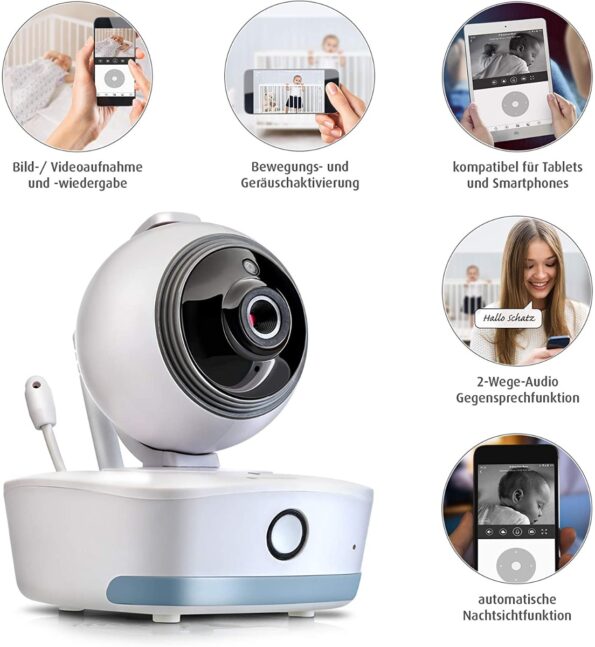 IP BabyCam  babyphone 330° – Reer-26803