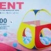 Tente de jeu pour bébé Multicolore + 100 balles-0