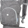 Porte bébé Hoody Gris - Kikkabboo