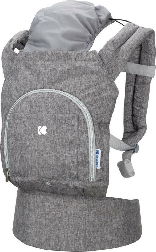 Porte bébé Hoody Gris - Kikkabboo