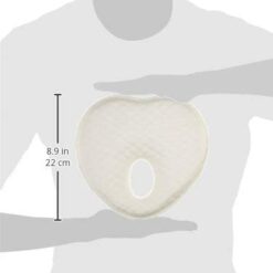 Memory foam ergonomic pillow Heart White - Kikkabboo-27332