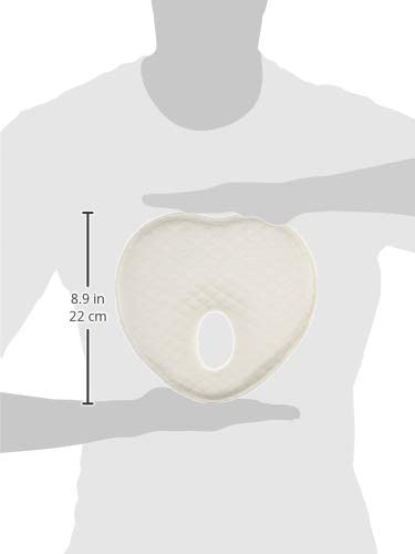 Memory foam ergonomic pillow Heart White - Kikkabboo-27332