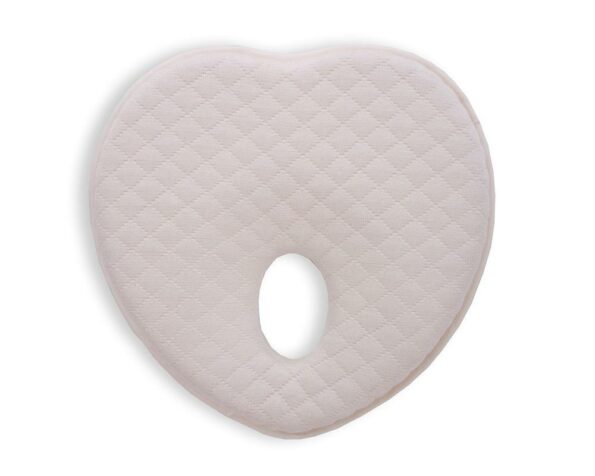 Memory foam ergonomic pillow Heart White - Kikkabboo