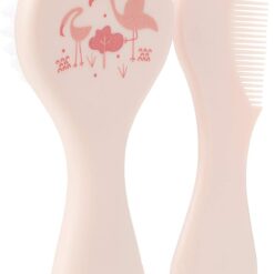 Brosse et peigne Flamingo - Kikkabboo-27219