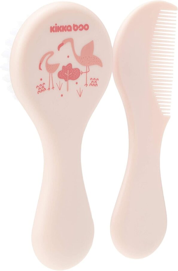 Brosse et peigne Flamingo – Kikkabboo-27219