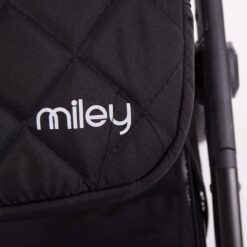 Poussette Miley Black + housse de pied - Kikkaboo-27349