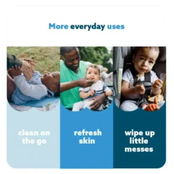 WaterWipes® Soothing Clean – Lingettes Ultra-Douces et Apaisantes pour Bébé