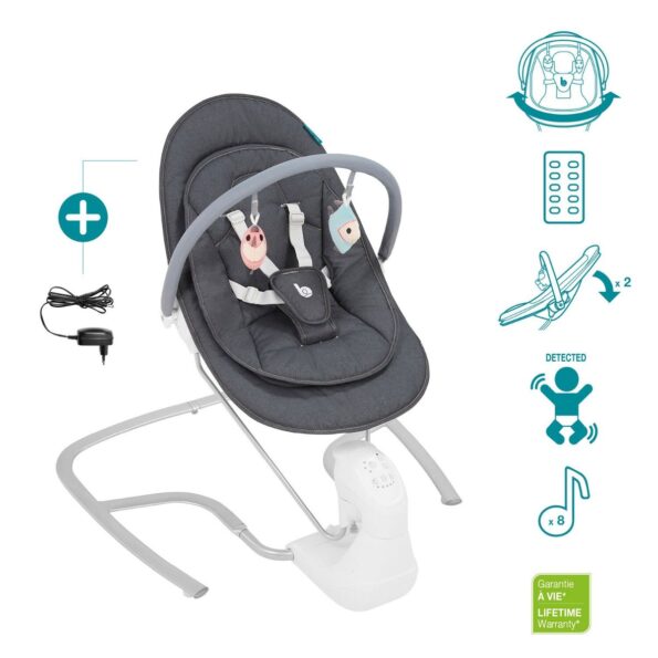Balancelle Électrique Swoon Touch + Télécommande - Babymoov-27097