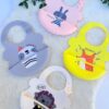 Bavoir Bébé en Silicone - Repas Propres et Motifs Ludiques