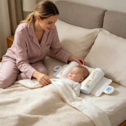 Coussin de Soutien Latéral Bébé Happy Baby – Anti-Retournement, Coton Respirant