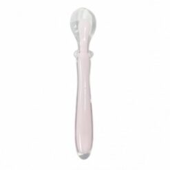Cuillère en silicone avec ventouse 1pc Pink - Kikkabboo