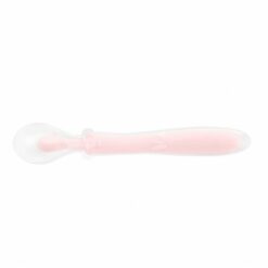 Cuillère d’entraînement flexible Rose - Kikkabboo