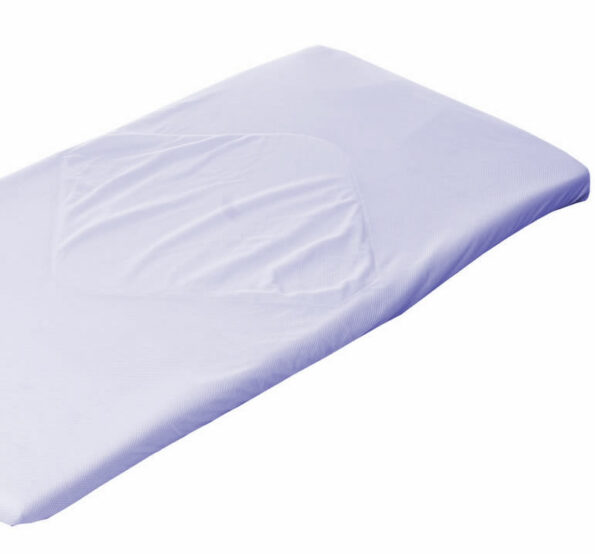 Drap housse air 60x120cm Bleu ciel – Kids Alm-0