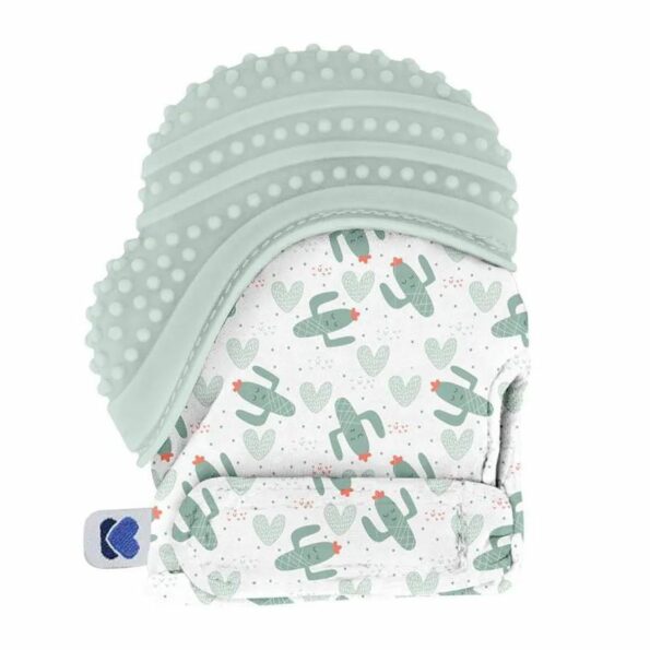 Silicone Mitten Cactus Mint - Kikkabboo
