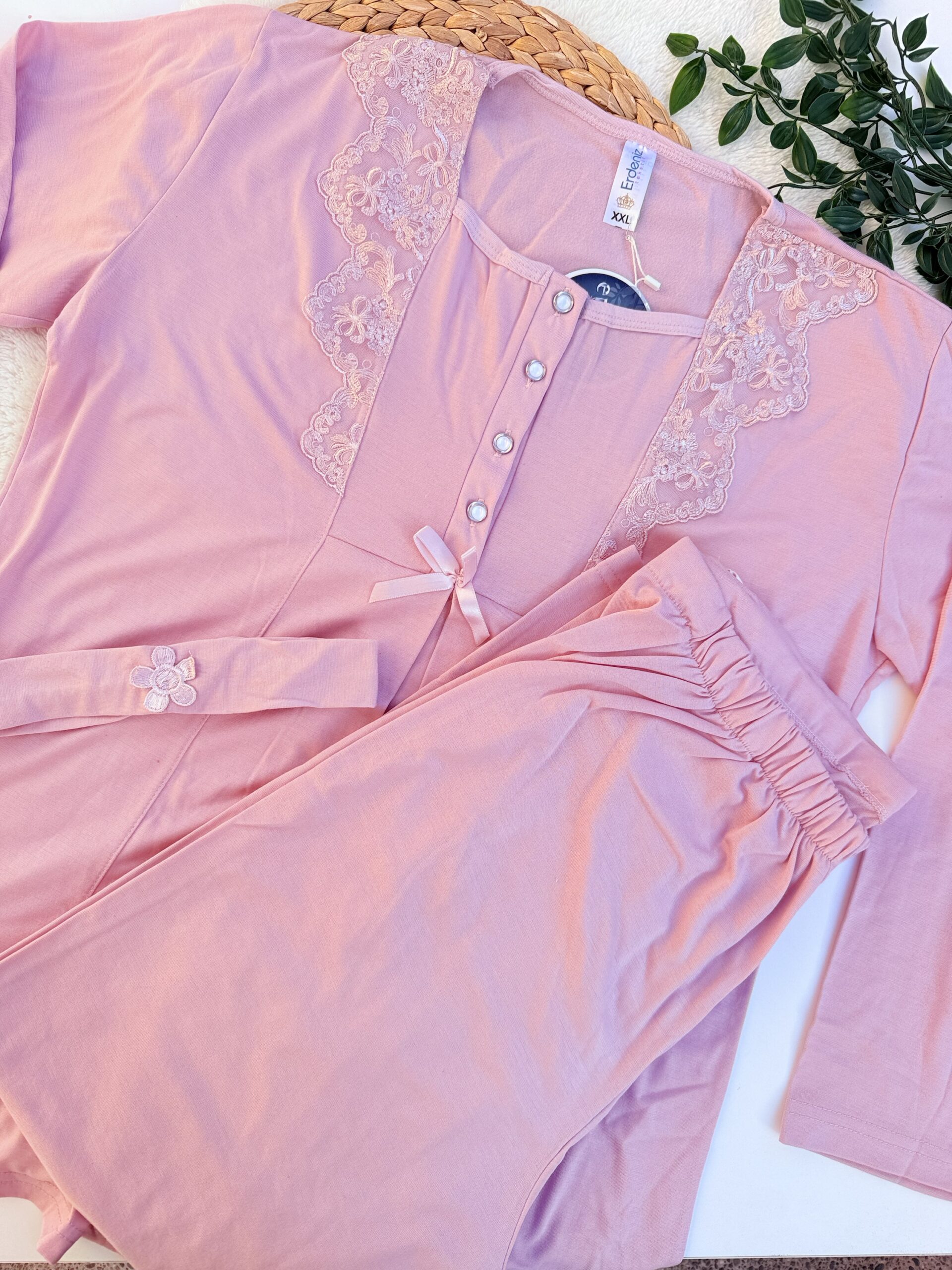 yjama 2 Pièces Grossesse & Allaitement : Douceur et Praticité