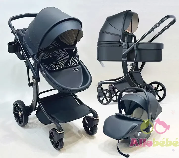 Pack poussette réversible 3 en 1 avec siège-auto – Kidilo 2 poussette réversible 3 en 1 – Kidilo Cette poussette réversible de la marque Kidilo