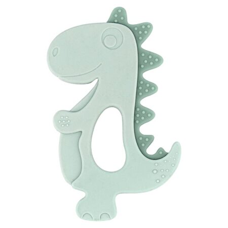 Anneau de dentition en silicone Dinosaure Mint - Kikkabboo