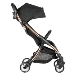 cadre doré Poussette compacte Cloe Noir/Gold de Kikkaboo