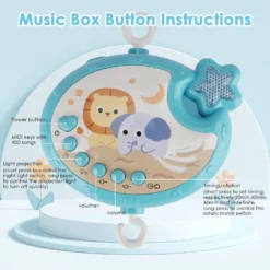 console mobile musical vert