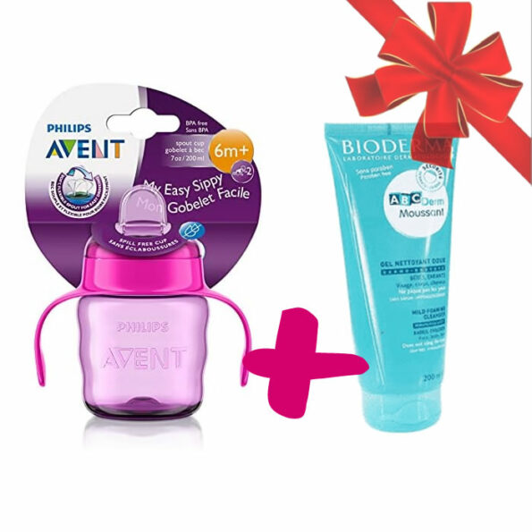 Offre Tasse À Bec 200 Ml 6m+ Avent +Gel moussant 200ml Bioderma -0