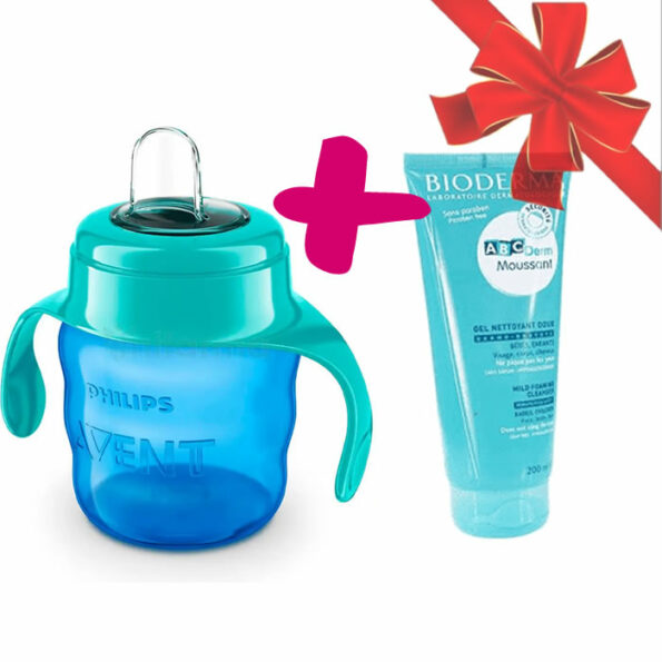 Offre Tasse À Bec 200 Ml 6m+ Avent +Gel moussant 200ml Bioderma -27019
