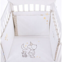 Parure de lit 2pcs 60/120 broderie Little Dreamer Stars - Kikkaboo-27226