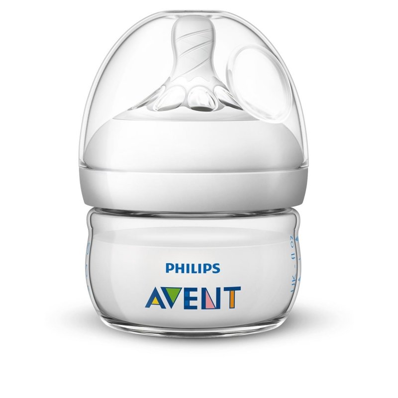 Avent : Biberon Natural en Verre anti-colique 1M+ 240 ml - Allobebe Maroc