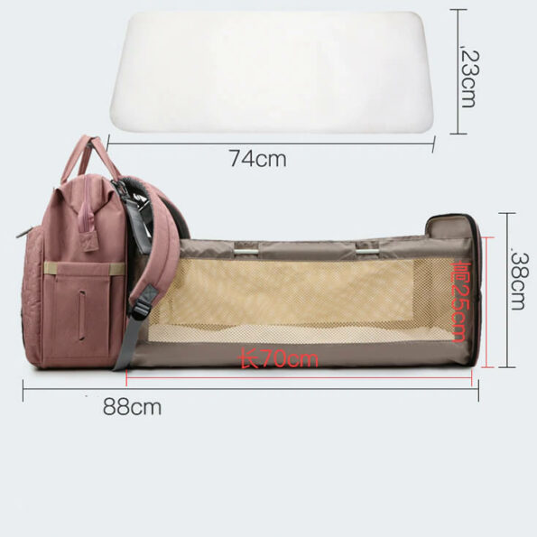 Sacs à langer couffin + usb + attache poussette-27077