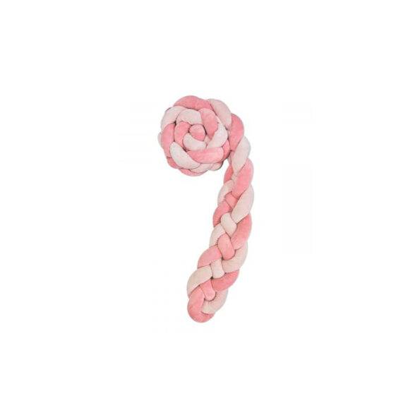 Tour de lit tressé 180 cm Rose - Kikkaboo-27188