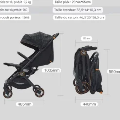 Poussette Auto-Fold Amorhome
