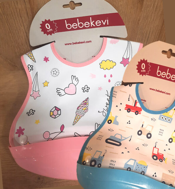 Bavoir à poche polyster - Bebekevi-0