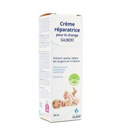 Crème Réparatrice pour le Change Bio 100ml - Gilbert-0